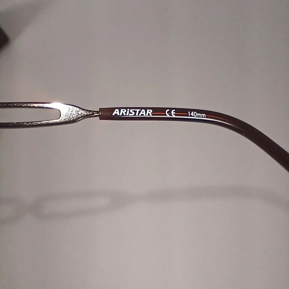 Aristar Charmant AR30800 Color 535 Brown Eyeglass Frames Only 52-16 140mm W/Case